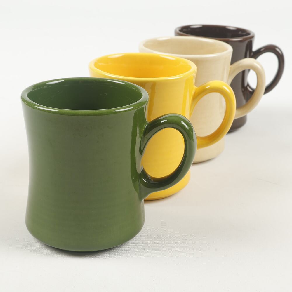 Mixed Lot of 4 Metlox Colorstax Ceramic Coffee Mugs Multicolor Vintage
